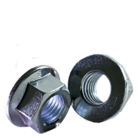 M10-1.5 FLANGE LOCKNUT DIN 6923 A2SS STAINLESS NON-SERRATED